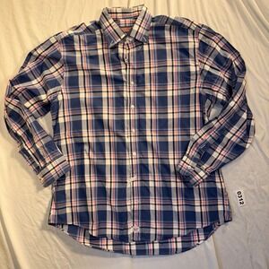 Vineyard Vines Men's Long Sleeve Button-Up Plaid Sz L